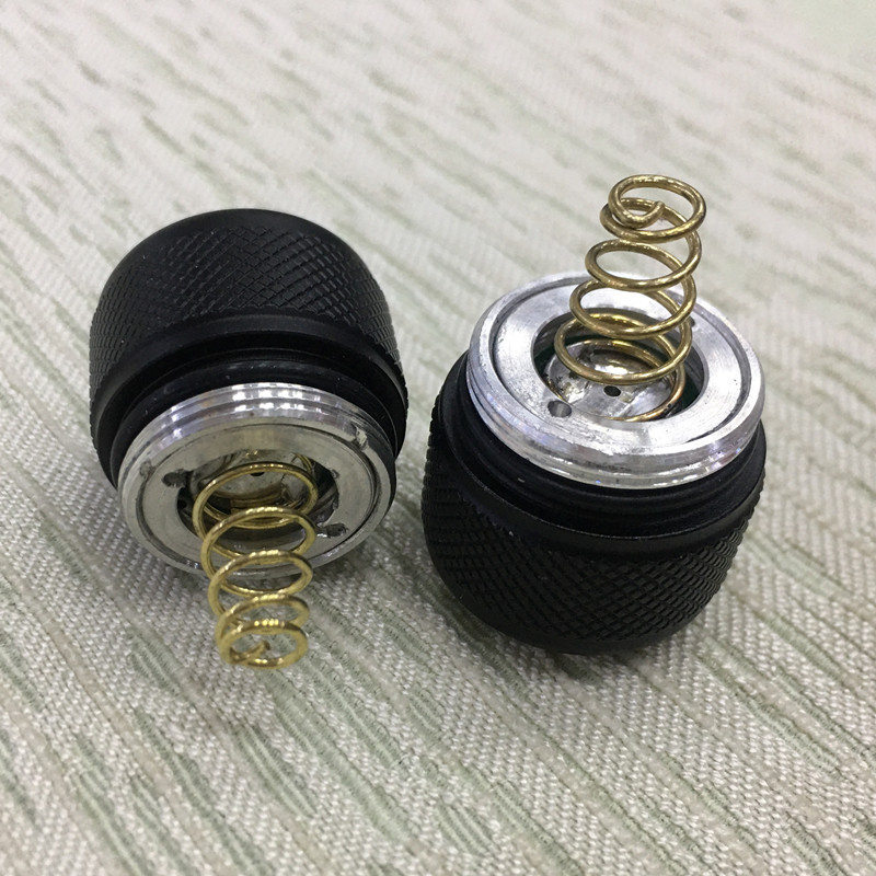 502B强光LED手电筒尾部开关后盖