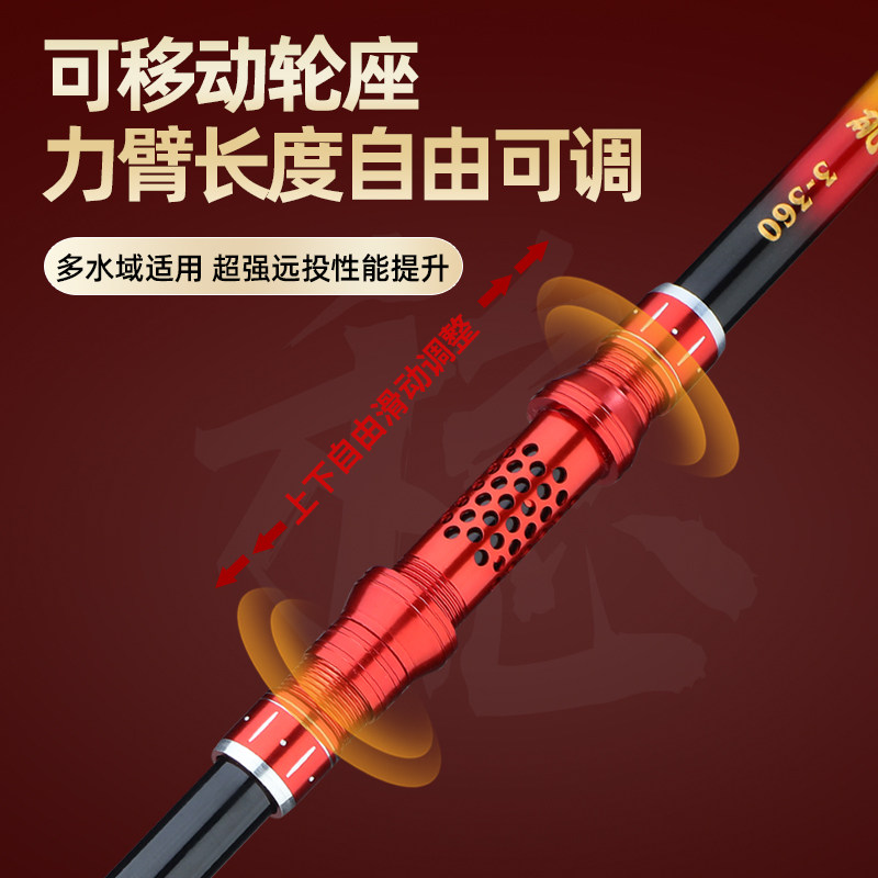 短节矶竿滑漂大导环矶钓竿抛竿