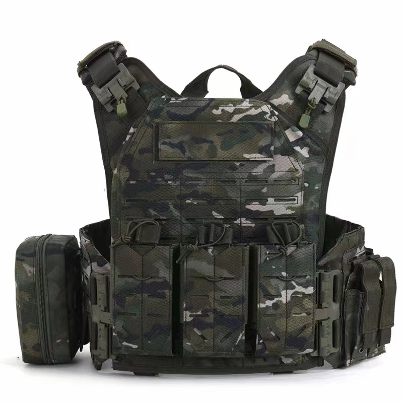 激光切割快拆战术背心战术马甲野外生存两栖多功能快穿快拆背心