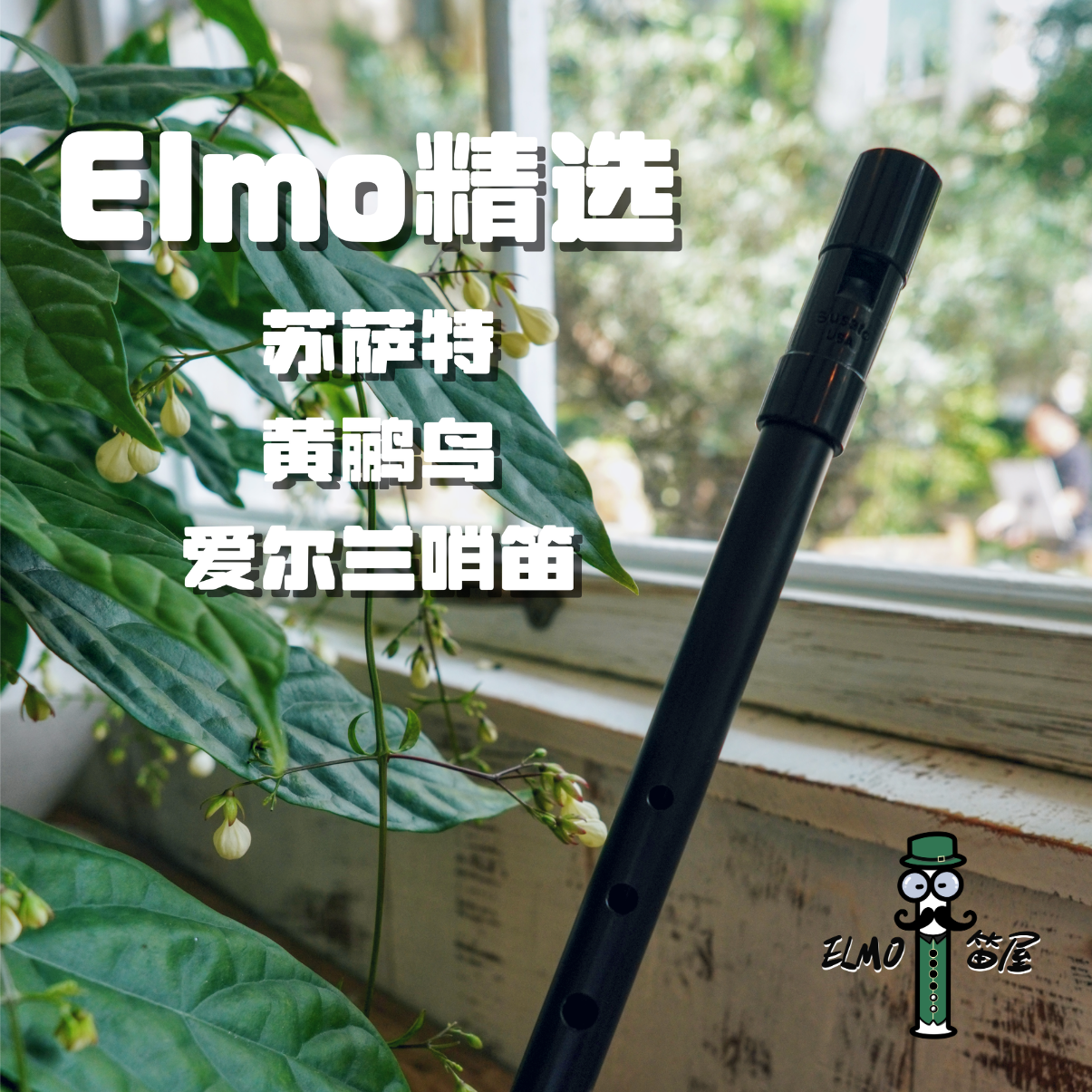 【Elmo精选】苏萨特 黄鹂鸟 SUSATO Oriole 树脂爱尔兰哨笛