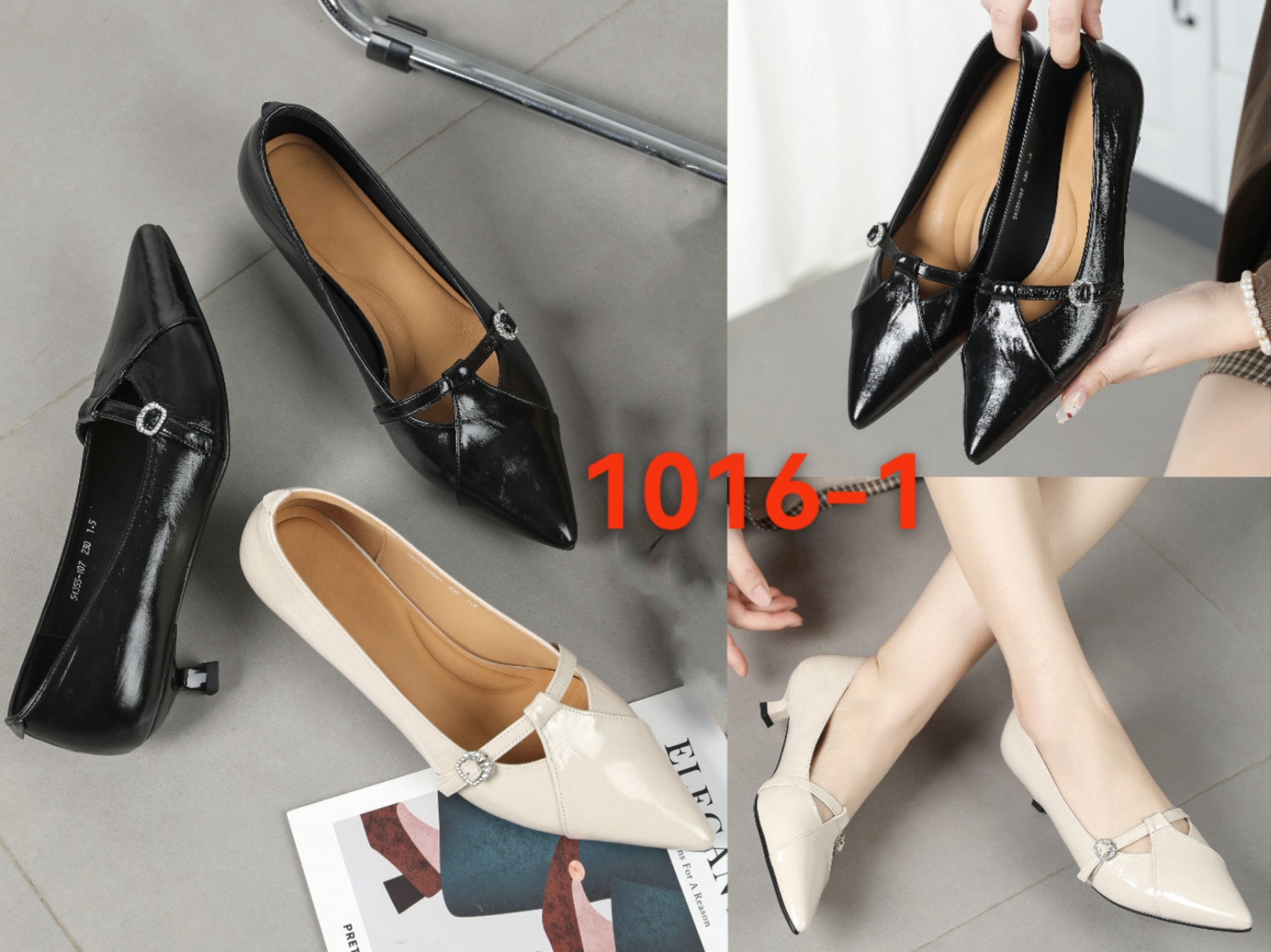 2025新款真皮女鞋矮跟时尚气质尖头浅口单鞋四季鞋工作鞋女鞋软底