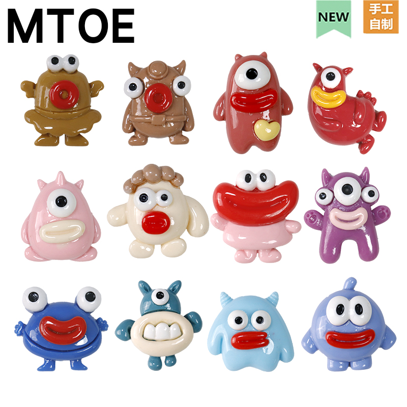 Q版小怪兽洞洞鞋配饰diy