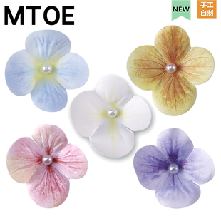 MTOE 四叶蓝花洞洞鞋配饰diy鞋带扣配件扑家大孔nativ鞋花备注