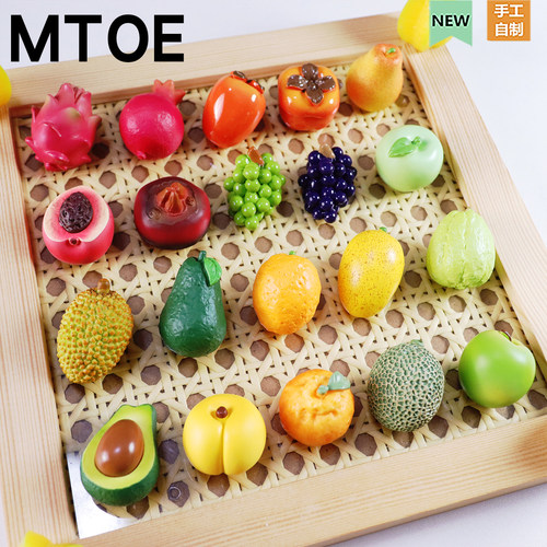 超大号仿真水果洞洞鞋配饰diy