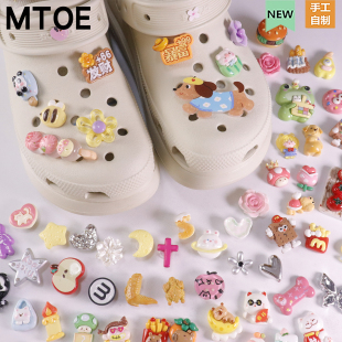 MTOE 12mm卡骆成人鞋花洞洞鞋配饰diy卡通套装春日穿搭配件装饰扣