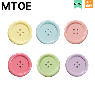 MTOE 彩色大纽扣Crcs洞洞鞋配饰diy鞋扣配件鞋花鞋带扣b2-1