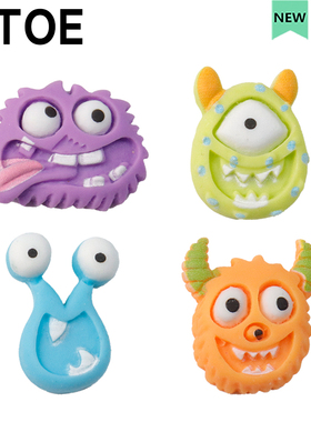 MTOE 歪歪鬼脸Crcs洞洞鞋配饰diy鞋扣配件搞怪鞋花鞋带扣1-10