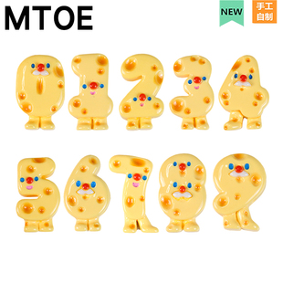 饰扣native扑西鞋 MTOE 带扣装 配饰diy鞋 花备注 黄芝士数字洞洞鞋