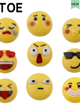 MTOE vx表情包洞洞鞋配饰diy配件鞋带扣浦西大孔nativ鞋花备注