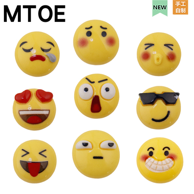 MTOE vx表情包洞洞鞋配饰diy配件鞋带扣浦西大孔nativ鞋花备注