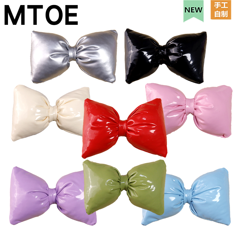 纯手工制作黑色大蝴蝶结