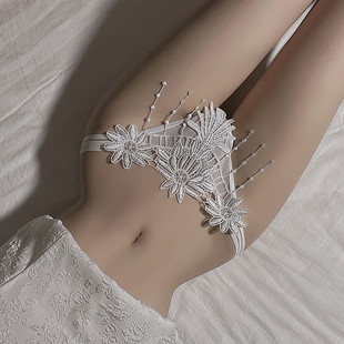 新款纯欲丁字裤性感火辣透明内裤镂空花少女内内激情诱惑t字裤头