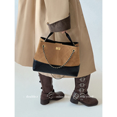 高质感链条托特包包女2025新款 原创·小瑞靓包 榛果味儿 单肩斜挎