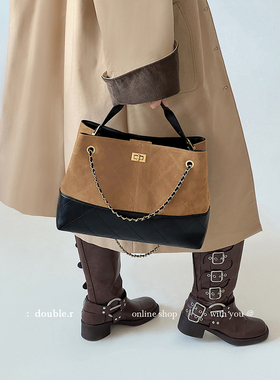 原创·小瑞靓包 榛果味儿 高质感链条托特包包女2026新款单肩斜挎