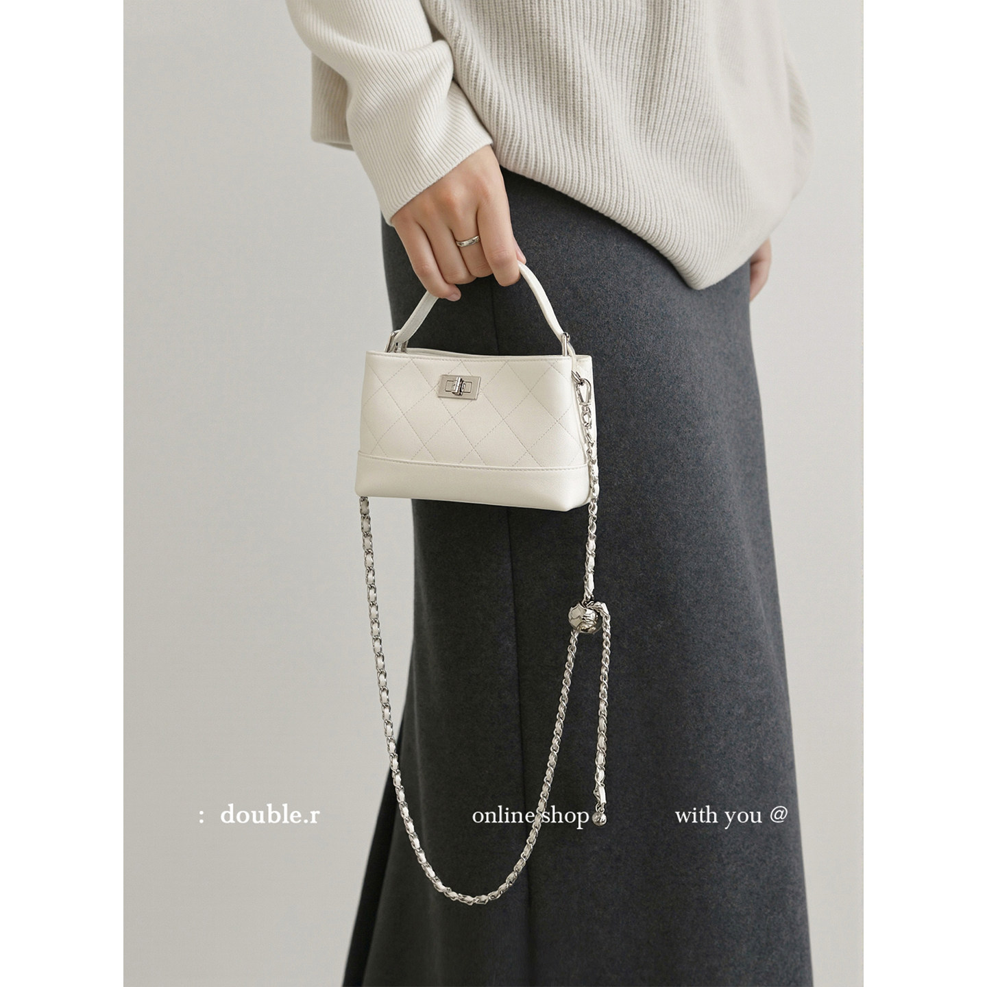 原创·【官方立减】小瑞靓包 茶山枕 菱格链条托特包2026新款女包,箱包皮具/热销女包/男包,通用款女包,淘宝优惠券,粉丝福利购,淘宝优惠卷