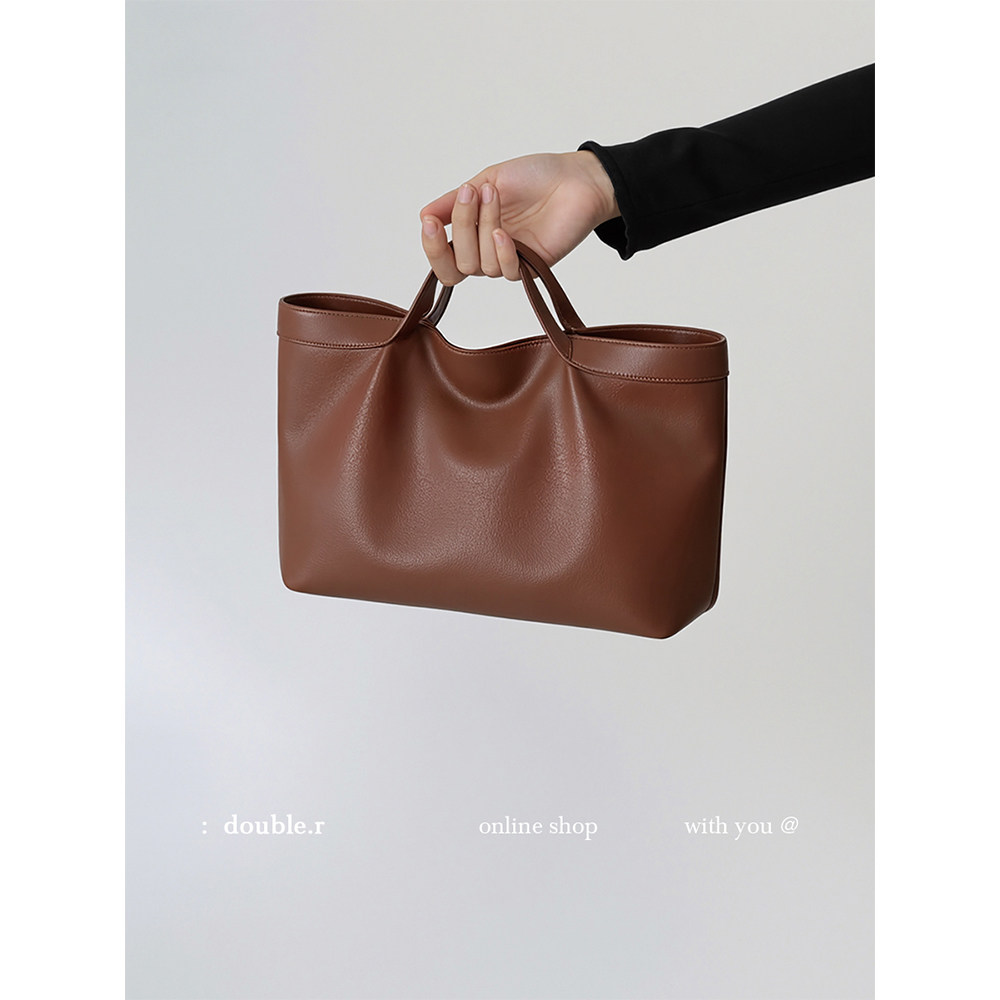 小瑞靓包 雾海灯塔 通勤休闲托特包女2026新款手提单肩斜挎大容量