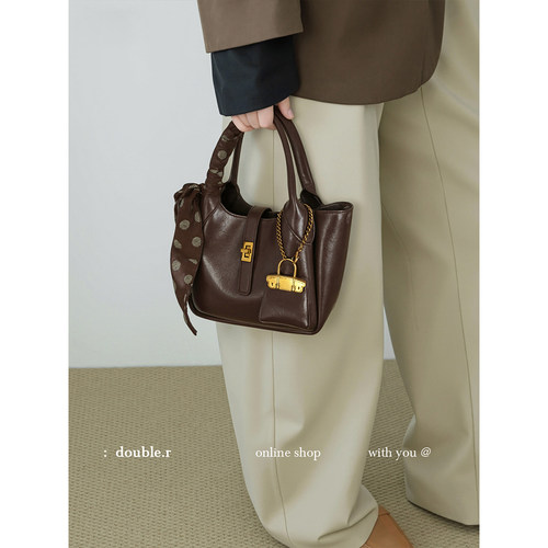 DOUBLE.R小瑞靓包小众丝巾手提包