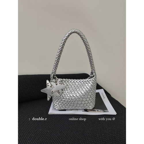 DOUBLE.R小瑞靓包编织斜挎托特包