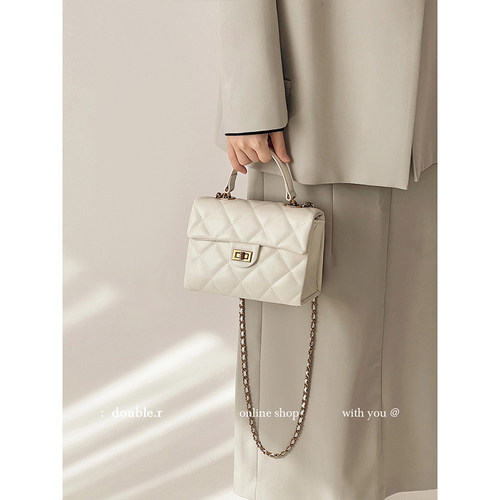 DOUBLE.R小瑞靓包小香菱格链条包