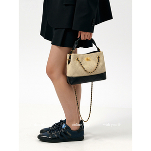 高质链条托特包包女2026新款 手单肩斜挎 屿南来信 原创·小瑞靓包