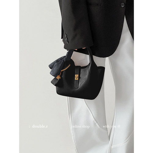 DOUBLE.R小瑞靓包小众丝巾手提包