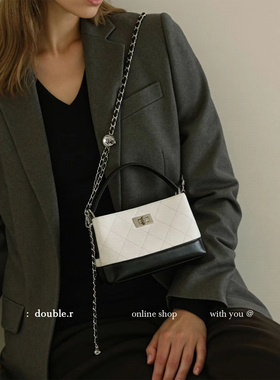 原创·小瑞靓包 茶山枕 菱格链条托特包包女2026新款手提单肩斜挎