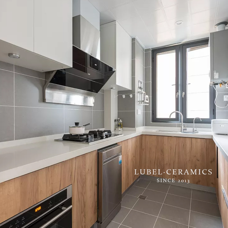 浅灰色厨房瓷砖墙面砖300x600纯色仿古砖墙砖卫生间浴室地砖阳台