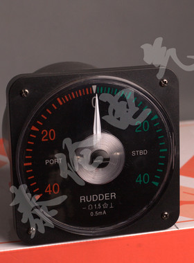 45C9-RUDDER舵角表 背光显示表 船用仪表厂家±40 0.5ma输入