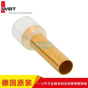 德国原装 WBT 发烧级音响hifi 镀金端子 2.5 - 16平方 压接铜套