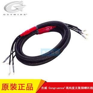 加拿大GUTWIRE 吉威 Congruence³系列超高纯度铜 发烧音响喇叭线