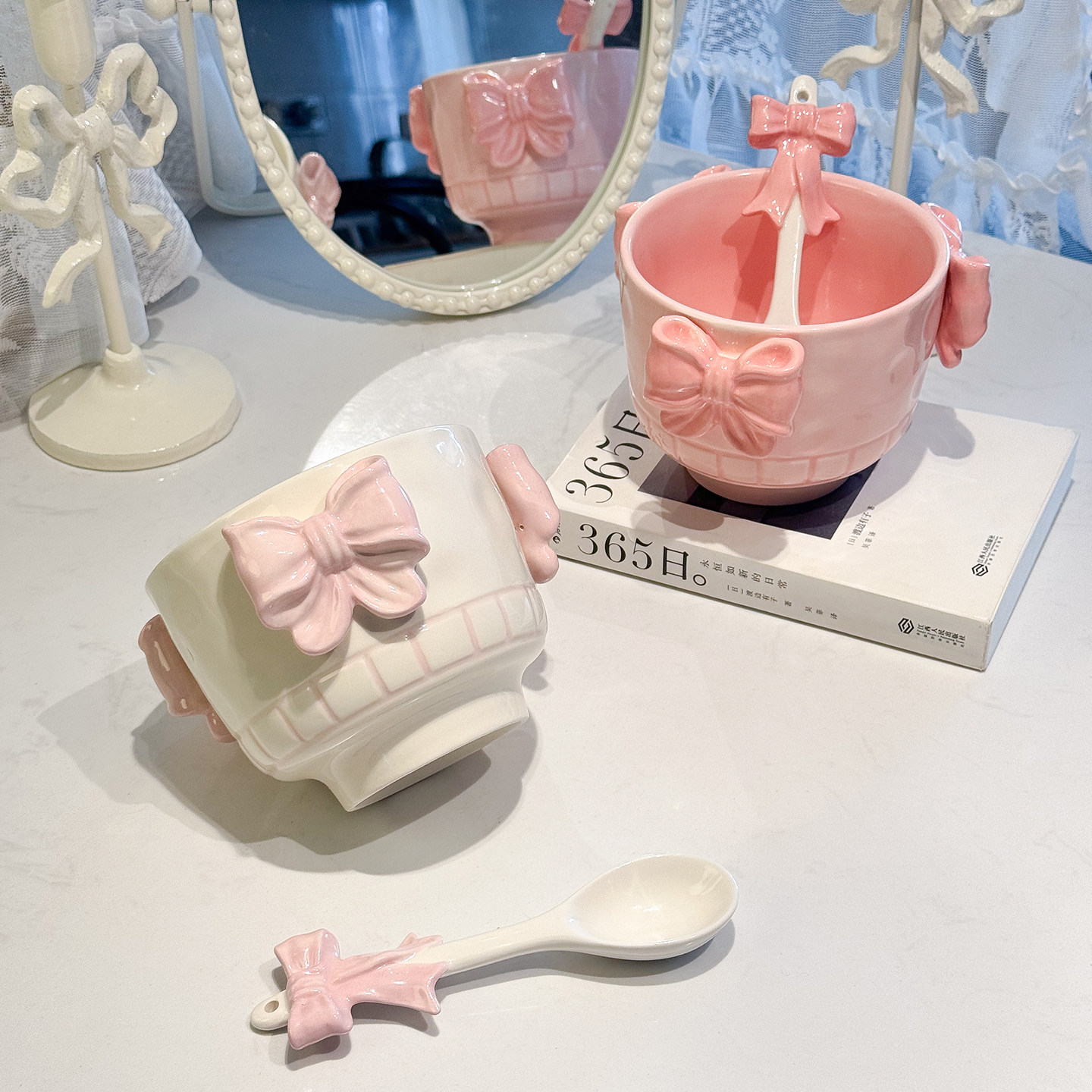 漂亮餐具可爱陶瓷饭碗大号深碗