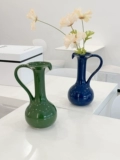 Honeymee French Retro одноразовая керамическая ваза вставьте цветочную посуду высокий уровень сенсорной изумрудной комнаты, украшение крыльца