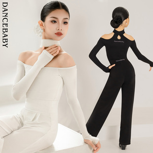 Dancebaby拉丁舞服儿童舞蹈服2026新款 DAS819 练功服春夏体服长裤
