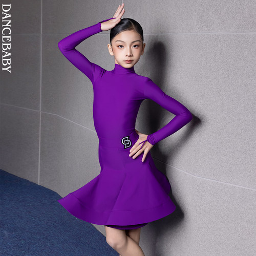Dancebaby拉丁舞服女童2026新款练功服比赛规定服考级服赛服D94