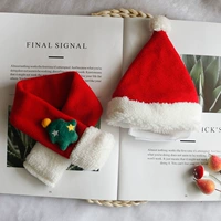 【Рождественская елка】 Шарф+Шляпа