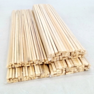 手工竹艺模型竹签DIY方竹棍diy立体构成建筑雪糕棒鸟笼拼装材料
