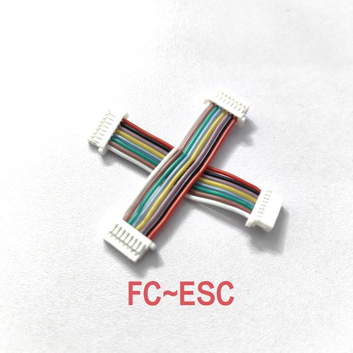 航模 穿越机排线飞控电调连接线 双头1.0插头特软硅胶线 线序可改