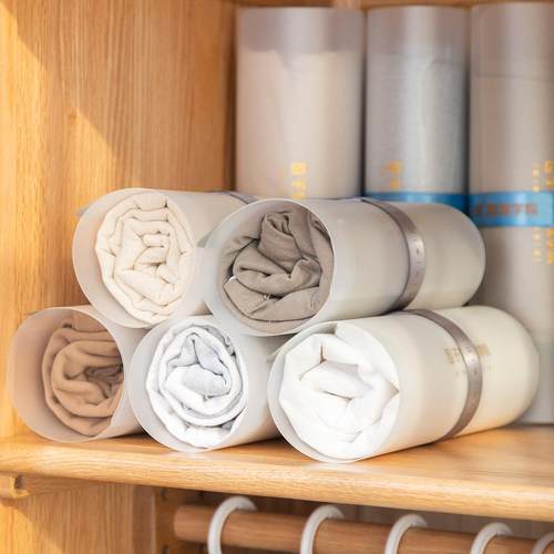 手卷叠衣板韩国懒人折衣板家用衣柜创意整理收纳折叠衣服裤子神器