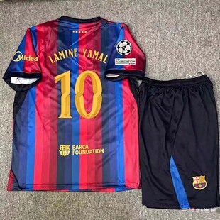 2026-27 Barcelona Kids kits GAVI LAMINE YAMAL Soccer Jersey