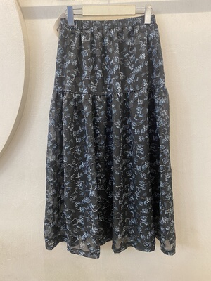 Sensitive韩国进口2026春季新款时尚碎花半身裙女宽松显瘦长裙