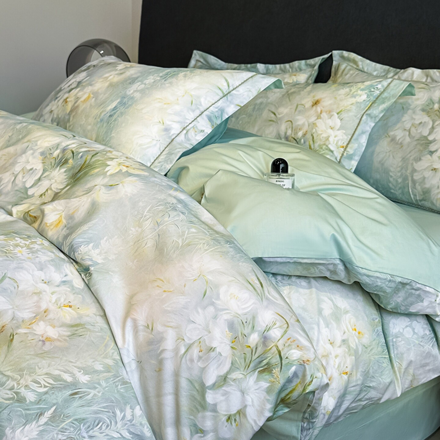 深睡眠纯棉新疆精梳长绒棉四件套数码印花1.8m床花卉田园风四季款