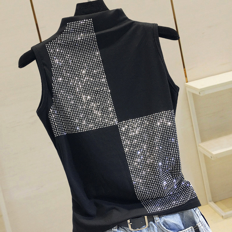2020 summer Self cultivation Half a heavy industry Hot stamping vest Sleeveless personality have cash less than that is registered in the accounts jacketin the Women's clothing/Boutique , Vest harness  category - from Buy2taobao.com to provide professional Taobao agent buy service