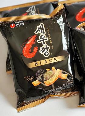 韩国进口零食农心黑松露味鲜虾膨化虾条咸香酥脆休闲解馋影院零嘴