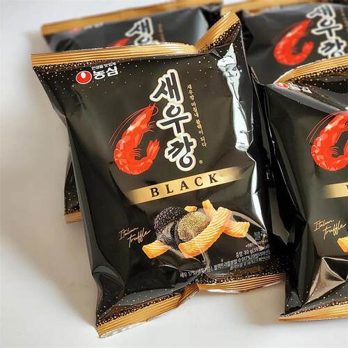 咸香酥脆虾条黑松露韩国进口农心