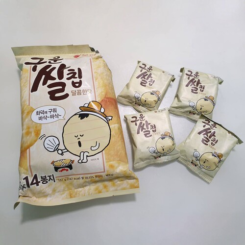 好丽友大米紫菜米饼仙贝海苔饼干
