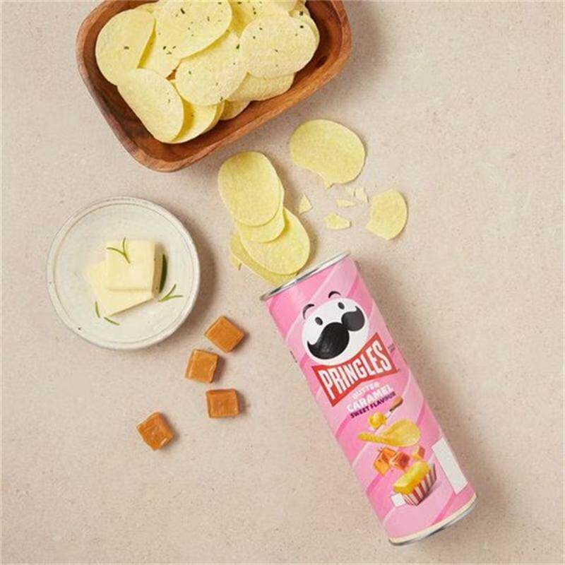 品客薯片黄油焦糖桶装韩国限定