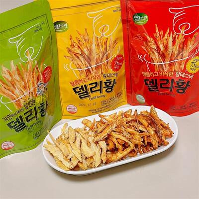 海迪梦香脆鱼干鱼片黄油香辣韩国