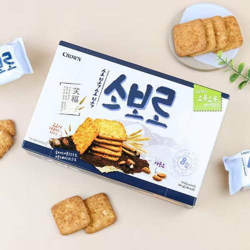 韩国进口克丽安扁桃仁饼干香酥脆