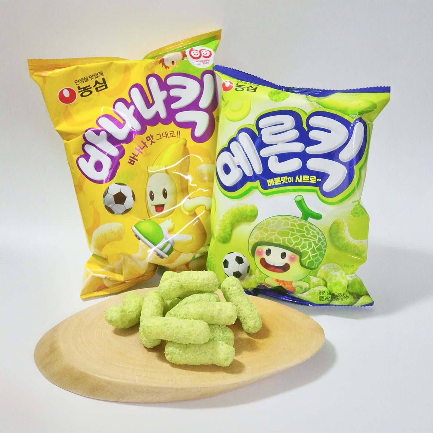 韩国进口农心nongshim香蕉哈密瓜味脆条儿童膨化解馋追剧零嘴零食