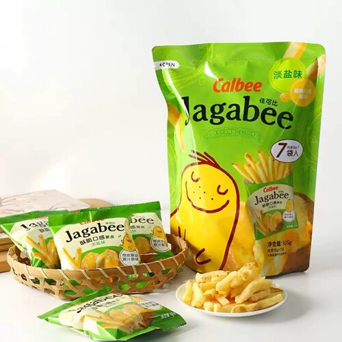 Calbee卡乐比淡盐酱油味薯条
